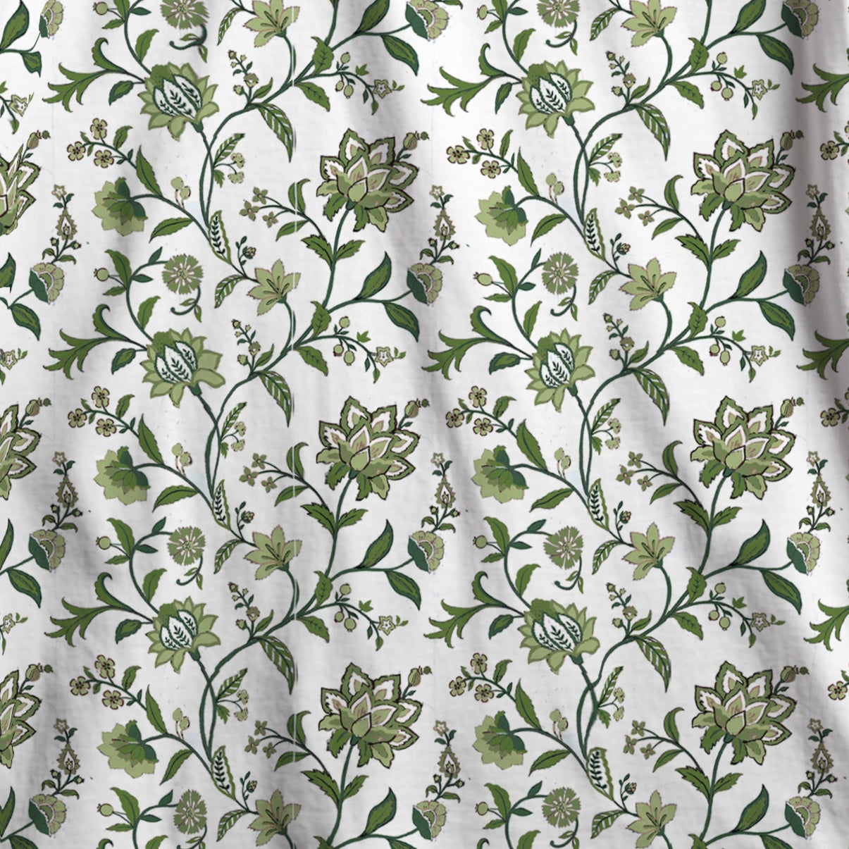 Green Chintz Tablecloth