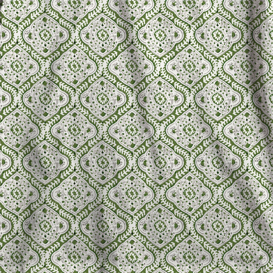 Green Damask Tablecloth