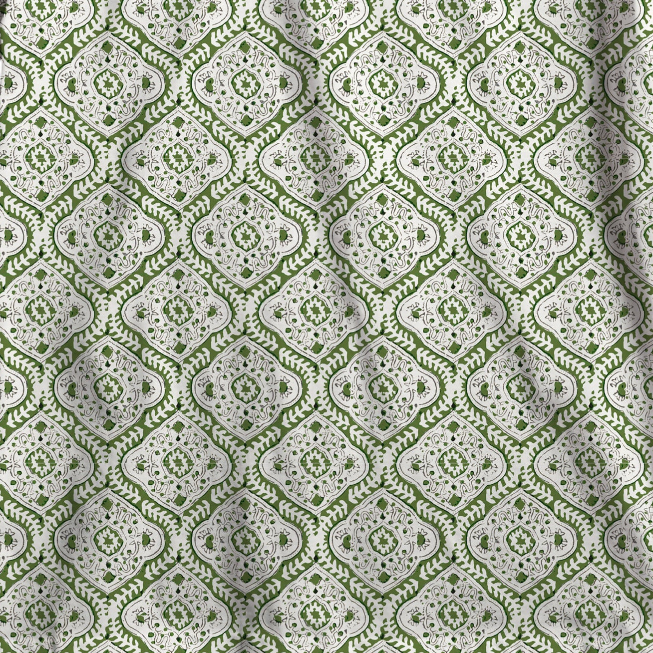Green Damask Tablecloth