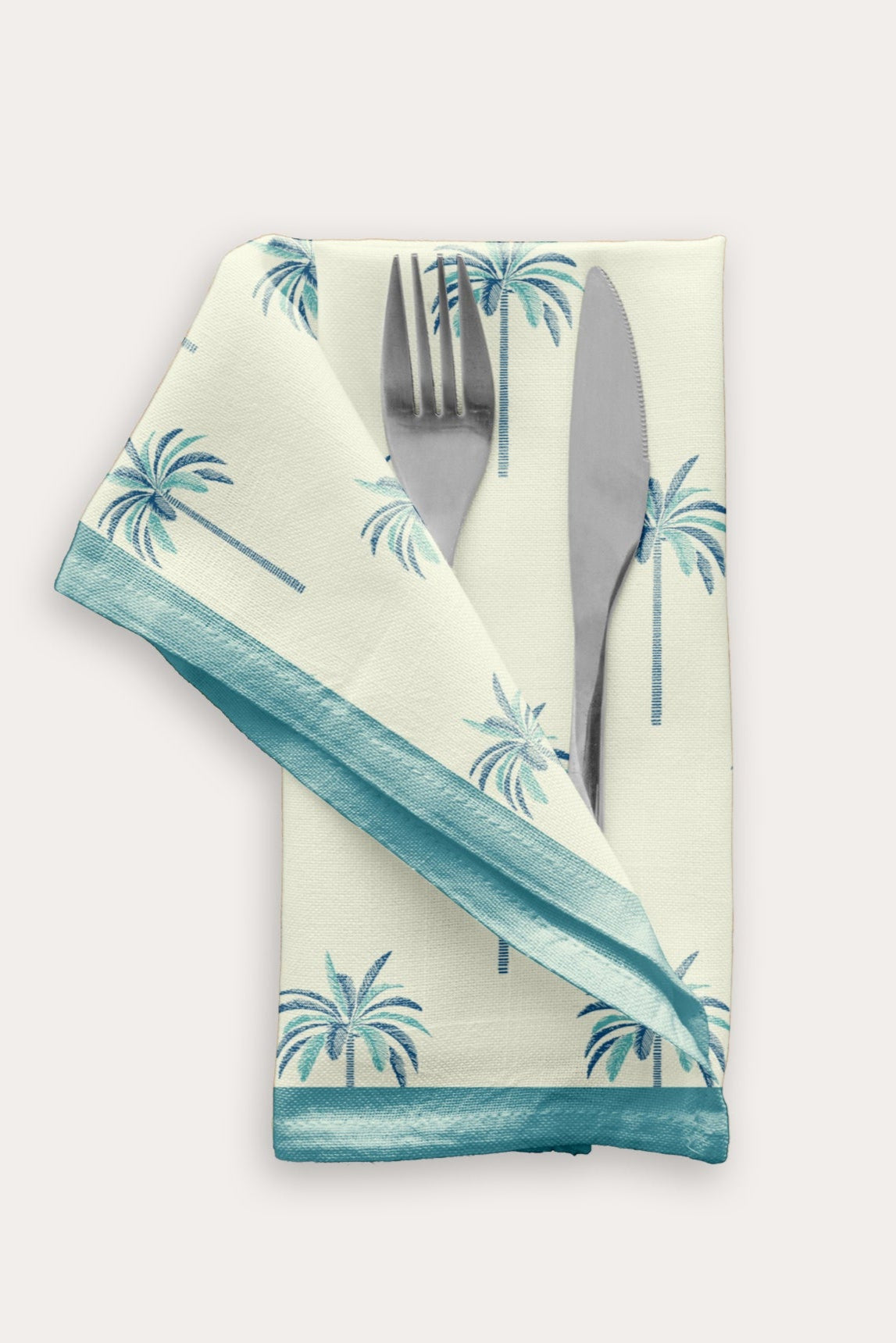 Palm Blue Table Napkin (Set of 4)