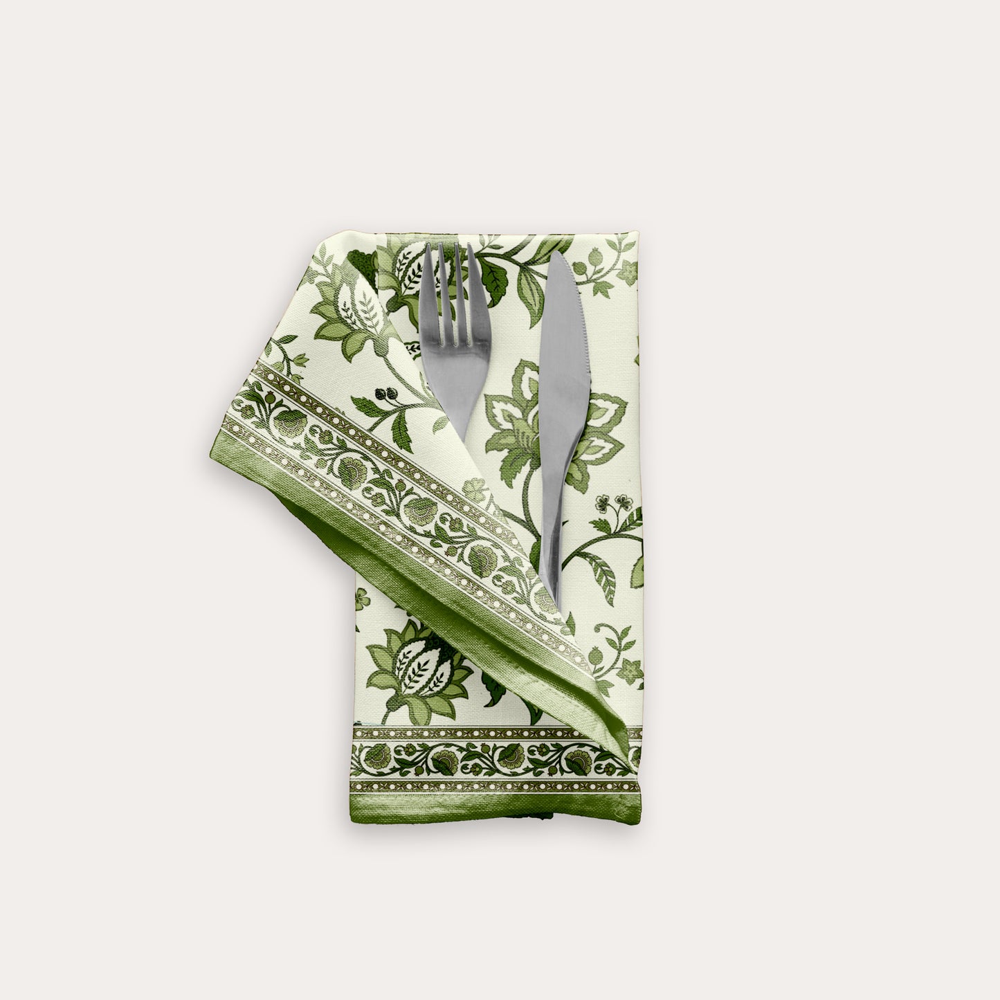 Green Chintz Table Napkin (Set of 4)