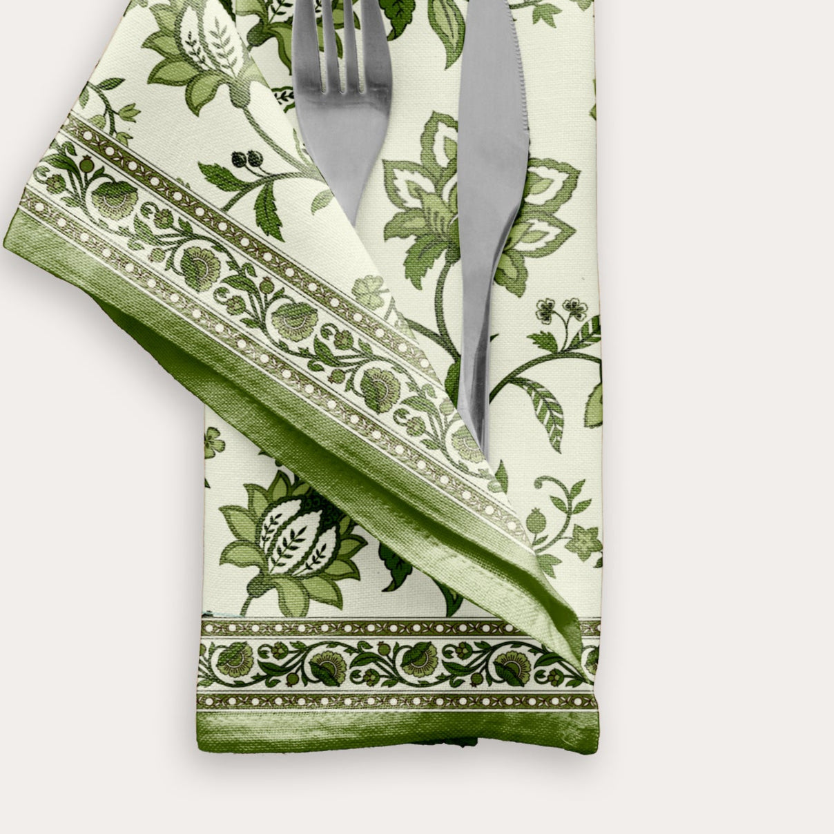 Green Chintz Table Napkin (Set of 4)